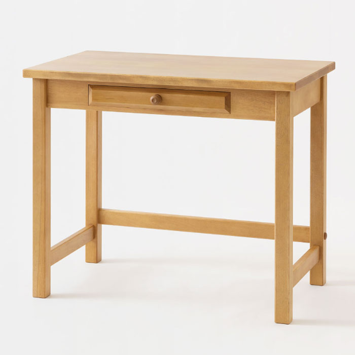 Rakuten - 飛騨産業 Northern Forest デスク NC380WP 書斎机 パソコンデスク 幅85cm×奥行50cm カバ無垢材 カバ材 カントリースタイル アンティーク調