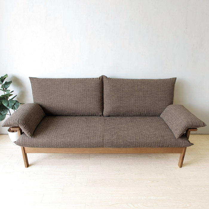【3Pソファ】飛騨産業/chigusa 受注生産商品 国産ソファ 木製ソファ 3人掛け 3Pソ...