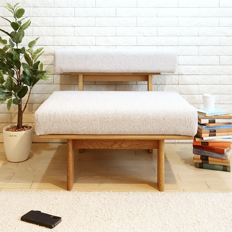 樂天商城 - ダイニングソファ ソファベンチ LDチェア LDソファ ダイニングチェア 幅80cm 開梱設置配送 オーク材 2人掛けソファ 肘無し オイル仕上げ オーク無垢材