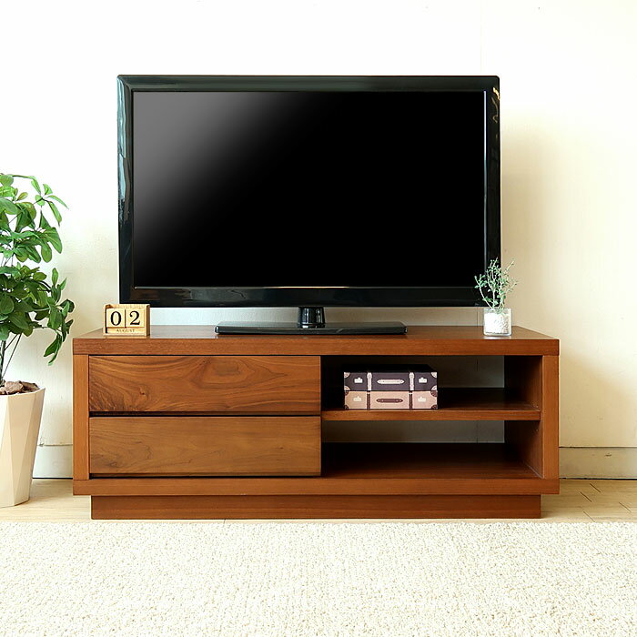 Rakuten - アウトレット展示品処分 土井木工 テレビ台 テレビボード ローボード 幅120cm ウォールナット材 ウォールナット無垢材 開梱設置配送 日本製 木製 ローボード