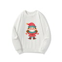 カップル スウェット 速乾 クルーネック 長袖 親子 軽い 白 ブラック ペアルック 秋服 春服 クリスマス 冬服 軽量 お揃い ゆったり メンズ トレーナー ...