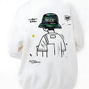 スウェット トレーナー 丸首 シンプル ストリート デイリー定番 旅行 楽ちん カジュアル ユニセックス 大きいサイズ対応 M〜4XL ベーシックフィット トレ...