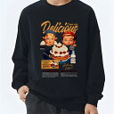 スウェット トレーナー 丸首 軽量 ベーシック 春秋コーデ ルームウェア 上品カジュアル カジュアル ユニセックス 大きいサイズ対応 M〜4XL すっきりシルエ...