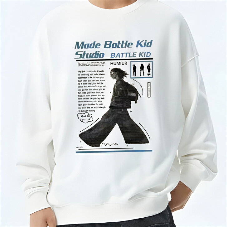 スウェット トレーナー 丸首 厚手 ストリート 秋冬トレンド 散歩 着回し自在 カジュアル ユニセックス ビッグサイズOK M〜4XL ルーズフィット 定番カラー 裏毛ス