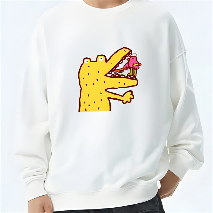 スウェット トレーナー 丸首 シンプル ミニマル デイリー定番 通学 ほどよい抜け感 カジュアル ユニセックス ビッグサイズOK M〜4XL リラックスシルエット 毎日