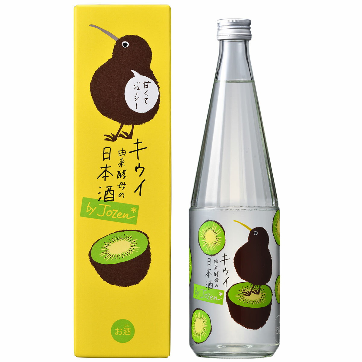 白瀧酒造 キウイ 由来酵母 by Jozen 純米 720ml 白瀧 酒造 フルーティー な 日本酒 甘口 ギフト キュウイ 酒 キウイフルーツ 甘口日本酒 日本酒フルーツ 女性 フルーツ 地酒 新潟県 魚沼 お酒好き プレゼント お祝い 銘柄 コスパ 美味しいお酒 飲みやすい 低アルコール