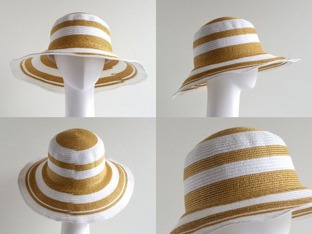 【ポイント10倍】【gottex ゴテックス】帽子 UV 遮光 UPF50+ 麦わら帽子 ストローハット 紫外線対策 おしゃれUV帽子 麦わら 折りたたみ