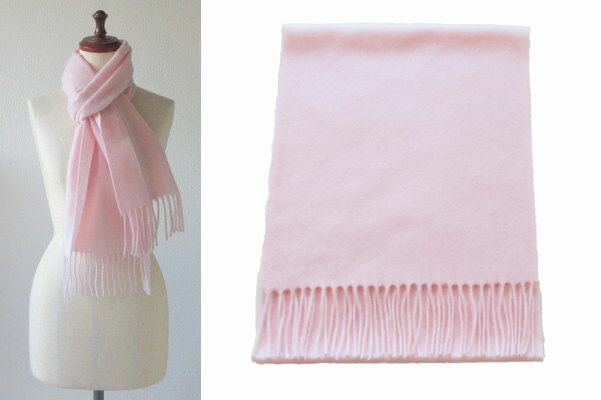 楽天市場】ウール100% ストール（カラーピンク）（レディースマフラー