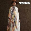 【YARNZ】16SS ヤーンツ カシミア シルク ストール 春 大判ストール カシミヤ50% シルク50% YARNZ NEWYORK 大判 STANDARD FORM ストライプ チェック【送料無料】メンズ