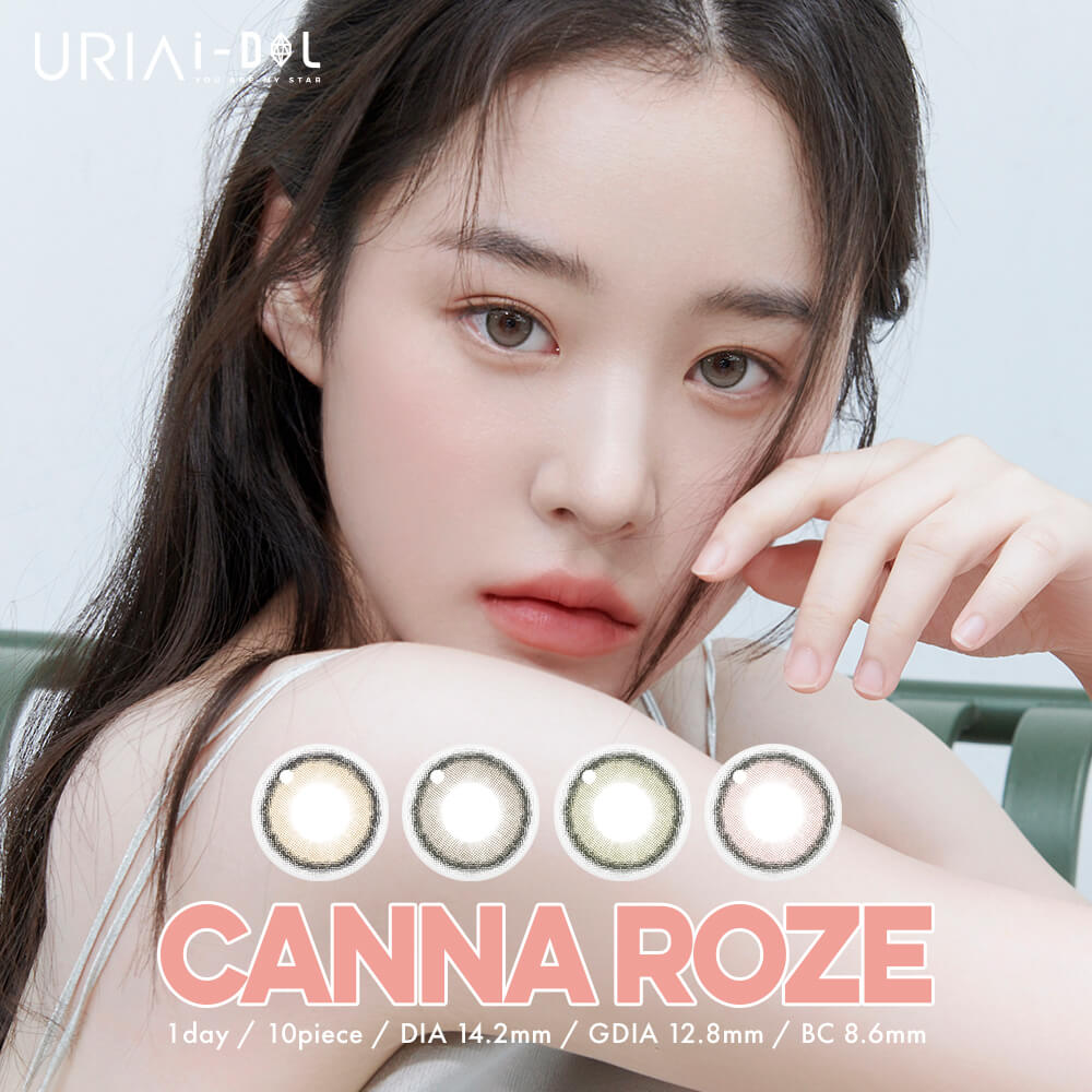 楽天PONPISH韓国 カラコン ワンデー カンナロゼ CANNA ROZE アイドルレンズ 10枚入り 1day 度なし 度あり [日本国内発送]