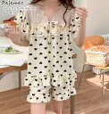 パジャマ レディース パジャマ 肌触りがいい ルームウェア「M~2XL」春 夏 上下セット 女性 セットアップ かわいい 前開き 部屋着 ナイトウェア 大きいサ...