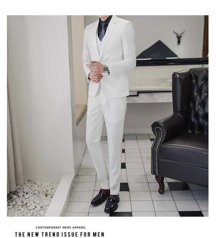 品質良い スーツ メンズ スリーピース タキシード 「S~5XL」紳士服 礼服 メンズスーツ フォーマル ビジネス リクルート 通勤 オフィス 就活 面接 カジュアル 上品 お呼ばれ 結婚式 二次会 スリムスーツ 20代 30代 40代 50代 大人 大きいサイズ パンツスーツ 3点セット