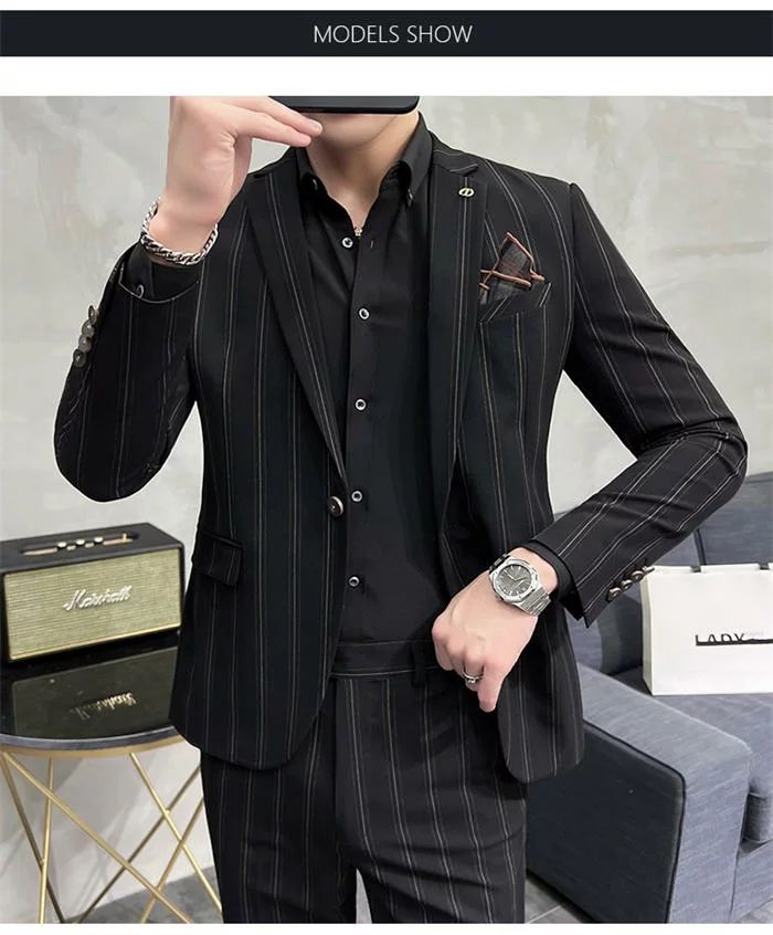 品質良い パンツスーツ セットアップ メンズ タキシード おしゃれスーツ ストライプ 紳士服 礼服 メンズスーツ 上品 フォーマル カジュアルスーツ ビジネス 通勤 オフィス お呼ばれ 結婚式 二次会 謝恩会 卒業式 パーティー 30代40代 大人 大きい