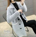 フェイクファーコート チェスターコート レディース 秋冬 チェック柄 ロング丈ジャケット 30代 40代 50代 韓国風 長袖アウター 通勤 着痩せ オシャレ ...