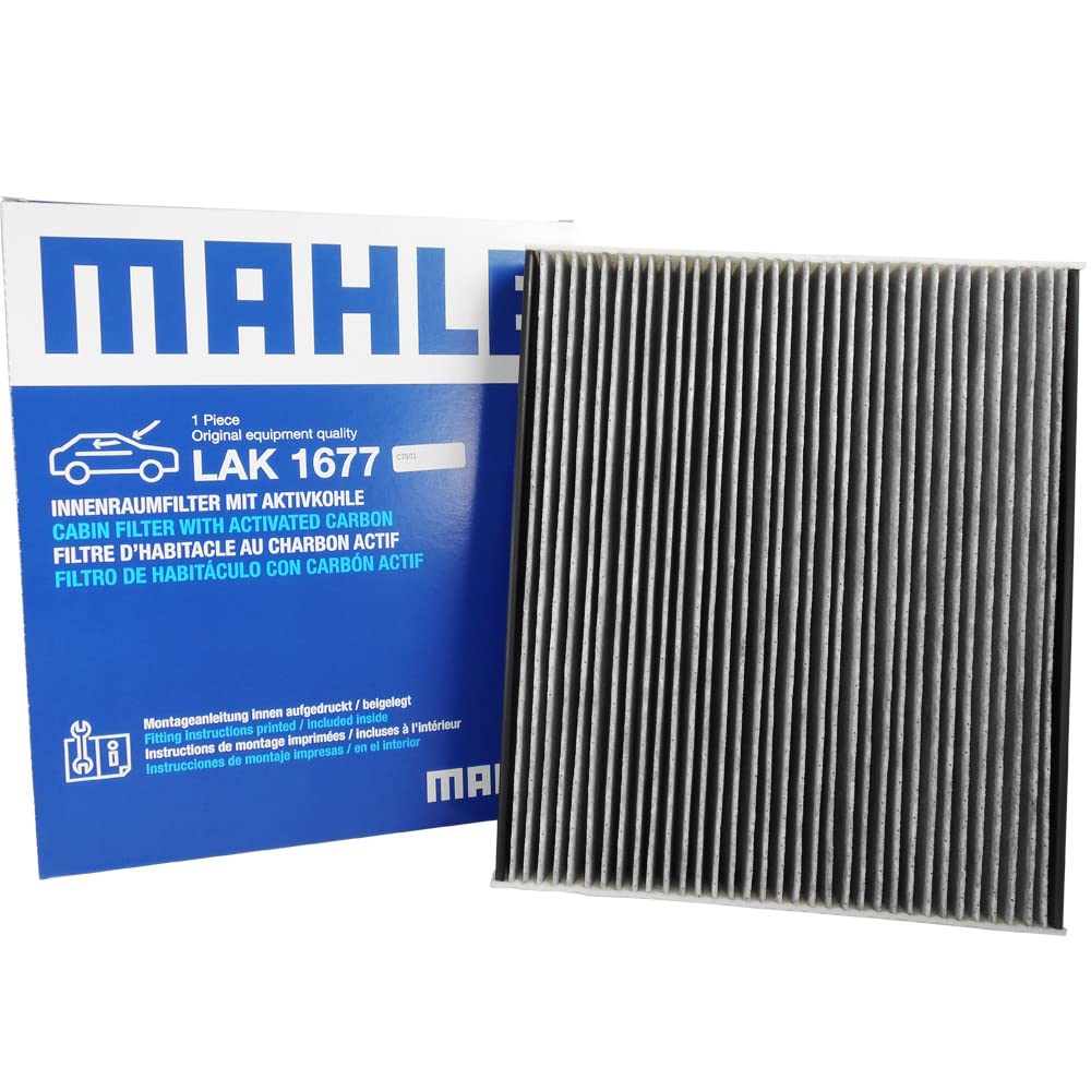 【2点で\250offクーポン】ボルボ エアコンフィルター 脱臭 花粉 C40 XC40 T4 T5 B4 B5 リチャージ ハイブリッド ( ZAA-XE400AXCE DBA-XB420XC 5LA-XB3154XCP 5AA-XB420TXCM ) MAHLE マーレ LAK1677 活性炭 消臭 PM2.5除去 純正フィルターメーカー製