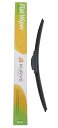 【クーポン有り最大4倍P】KURVE フラット ワイパー ブレード 430mm 右ハンドル用 グラファイト+モリブデン ダブルコーティング 天然ゴム100% ク...