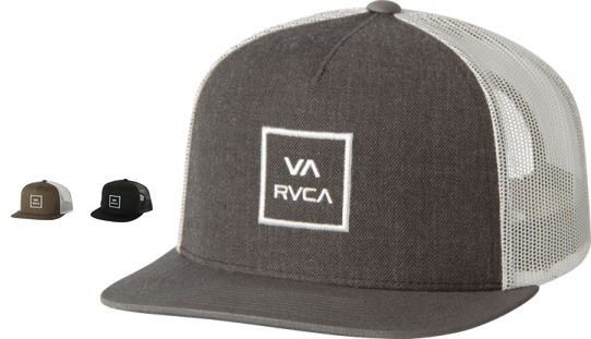 楽天JPLAMPRVCA rvca ルーカ ルカ キャップ メッシュキャップ Cap 帽子 VA ベースボールキャップVA ALL THE WAY TRUCKER HAT III