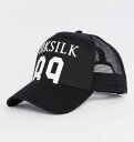 SikSilk シックシルク キャップ 帽子 メンズ レディース ぼうし 黒 くろ ブラック メッシュ帽子 スナップバックキャップ 無地キャップ 男女兼用 野球...