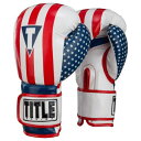 ボクシンググローブ タイトルボクシング Title Boxing トレーニンググローブ練習用グローブ スパーリンググローブ USAデザイン アメリカンフラッグ ...