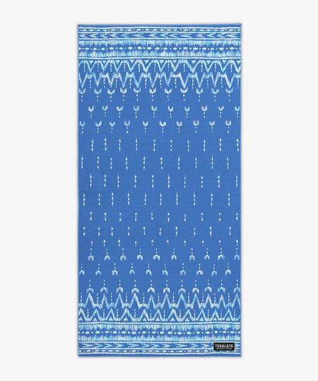 TESALATE テサレイト ビーチタオル 大判タオル 青あお ブルー ビーチマット 砂がつかない 柄タオルサンドフリー バスタオル リバーシブル ブランケット 長方形 ビーチラグ海 速乾タオル 吸水タオル ジム ピラティス ヨガ 【Byron】格安セール情報　楽天　通販