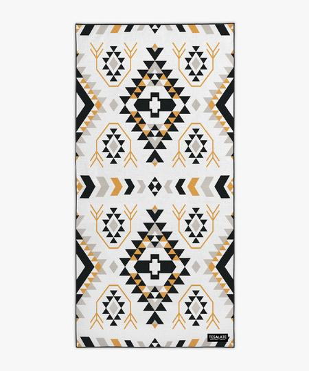 TESALATE テサレイト ビーチタオル 大判タオルビーチマット 砂がつかない 柄タオル サンドフリー バスタオルリバーシブル ブランケット 長方形 ビーチラグ 海速乾タオル 吸水タオル ジム ピラティス ヨガ 【Into The Wild】格安セール情報　楽天　通販