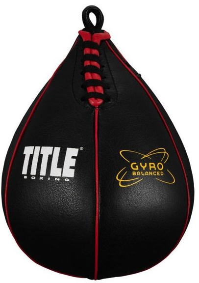 タイトルボクシング/Title Boxing パンチングボール バランスレザースピードバッグボクシング トレーニング 総合格闘技 ボクシング用品TITLE GYRO BALANCED LEATHER SPEED BAG