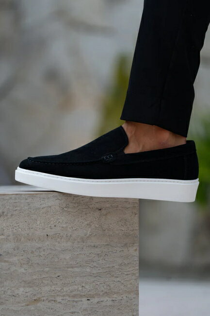 Sinners Attire シナーズアタイア ローファー メンズ 靴 黒 くろ ブラック くつ 運動靴 フラットシューズ スエード カジュアルシューズ フォーマルシューズ 無地 シューズ リゾートシューズ 男性用 おしゃれ かっこいい メンズファッションリゾートローファー ブラック