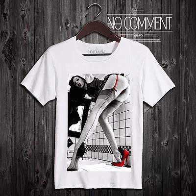 ノーコメントパリ Tシャツ no comment pariNO COMMENT 半袖 Tシャツ 大きいサイズノーコメントパリ セクシーガール Tシャツグラフィック Tシャツ プリントTシャツ ノーコメ