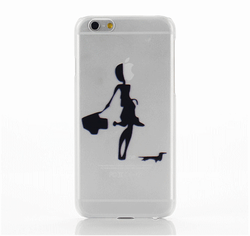 Rakuten - IPhone6 4.7インチ ケース クリアケース IPhone6 4.7インチ用クリアケースハードケース シンプルデザインクリアケース 【散歩】【最短即日発送】【メール便のみ送料無料】【代引送料500円+手数料324円】