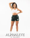 ALPHALETE アルファリート ショートパンツ レディース 海外ブランド スポーツウェア 大きいサイズ ショートパンツ レディース ジム 筋トレ パンツ ショーツ シグニチャー メッシュ トレーニン…