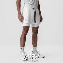 ASRV エステティックレボリューション ハーフパンツ 海外ブランド 大きいサイズ スポーツウェア ショートパンツ メンズ ジム バックポケット 筋トレ タイツ...