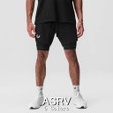 ASRV エステティックレボリューション ハーフパンツ 海外ブランド 大きいサイズ スポーツウェア ショートパンツ メンズ ジム バックポケット 筋トレ タイツ...