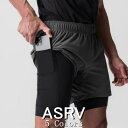 ASRV エステティックレボリューション ハーフパンツ 海外ブランド 大きいサイズ スポーツウェア ショートパンツ メンズ ジム タイツ ポケット ランニング ...