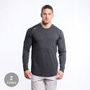 ジムエステティックス Gym Aesthetics トレーニングウエアメンズ Tシャツ 長袖 抗菌 防臭 Tシャツ マッスルフィットメッシュパネル ルーズフィッ...