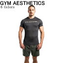 ジムエステティックス Gym Aesthetics トレーニングウエア 海外ブランド メンズ Tシャツ 半袖 抗菌 防臭 スポーツウェア ストレッチ スリムフィ...