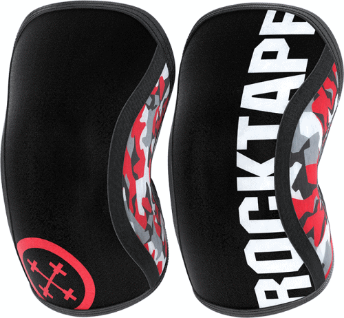 RockTape ロックテープ トレーニングサポーター7mm アサシン ニースリーブAssassins Knee Sleevesカラー：Red Camo サイズ：L