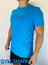 ジムシャーク Tシャツ メンズ スポーツ トレーニング Tシャツジムシャーク メンズ Tシャツ レギュラーフィットボディビル Tシャツ アライバル グラフィック...