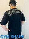 ジムシャーク Tシャツ メンズ スポーツ 大きいサイズ ジム ジムシャーク Tシャツ メンズ 筋トレ 半袖 オーバーサイズ ボディビル Tシャツ バックロゴ パワー オーバーサイズ Tシャツ フィジーク Tシャツ ジム フィジーク Tシャツ ボディビル 【取寄】【トップス単品】