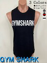ジムシャーク タンクトップ メンズ スポーツ 海外ブランド 大きいサイズ スポーツウェア メンズ ジム 筋トレ スリムフィット ボディビル ドロップアームホール...