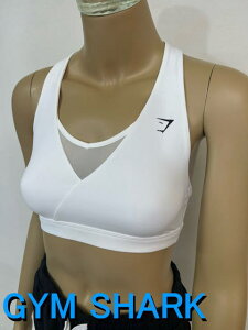 ジムシャーク スポーツブラ 大きいサイズ スポーツウェア 海外ブランド ウェア スポーツブラ ライトサポート ジム 筋トレ ヨガ ウェア スポブラ カットアウト メッシュレーサーバック クロスオーバー スポーツブラ フィジーク レディース ボディビル 【取寄】【ブラ単品】