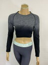 GYM SHARK ジムシャーク レディース Tシャツ トレーニング ジムシャーク レディース Tシャツ クロップトップGYMSHARK ロゴ ラグランスリーブ...