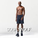 SQUAT WOLF スクワットウルフ ハーフパンツ メンズ 大きいサイズ スポーツウェア ショートパンツ メンズ 膝上 ジム 筋トレ パンツ ストレッチ ライ...