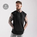 SQUAT WOLF スクワットウルフ トレーニングウエア トレーニング Tシャツ ドロップショルダー カップスリーブジップポケット ソフトストレッチコットン ...