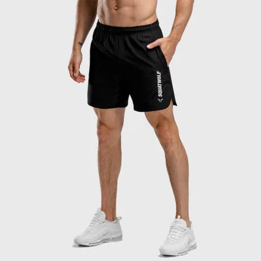 SQUAT WOLF スクワットウルフ トレーニングウエアメンズ ハーフパンツ トレーニング ショーツ 膝上丈クイックドライ ウルトラライトウエイト エアリーショーツ フィジーク ショーツ 【送料無料】【取寄】【ボトムス単品】