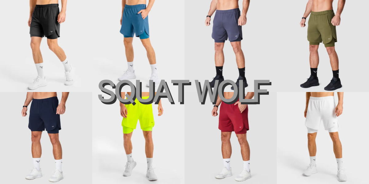 SQUAT WOLF スクワットウルフ ハーフパンツ メンズ 大きいサイズ スポーツ ショートパンツ メンズ 筋トレ フィジーカー ショーツ 短い ジム ランニ...