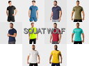 SQUAT WOLF スクワットウルフ Tシャツ メンズ 大きいサイズ スポーツ Tシャツ メンズ スポーツ 半袖 筋トレ ジム 4ウェイストレッチ ラグランス...