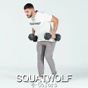 SQUAT WOLF スクワットウルフ Tシャツ メンズ 大きいサイズ 海外ブランド スポーツウェア Tシャツ メンズ 半袖 ジム 筋トレ ワークアウト ストレ...