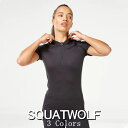 SQUAT WOLF スクワットウルフ Tシャツ レディース 大きいサイズ スポーツウェア 海外ブランド Tシャツ レディース ジム 筋トレ ヨガ 半袖 トレー...