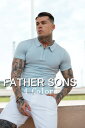 FATHER SONS ファーザーサン UK発 マッチョ向け ラグジュアリーウェア ポロシャツ メンズ 半袖 マッスルフィット フィジーカー ポロシャツ ニット...