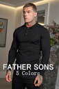 FATHER SONS ファーザーサン UK発 マッチョ向け ラグジュアリーウェア ポロシャツ メンズ 長袖 マッスルフィット フィジーカー ポロシャツ ニット...